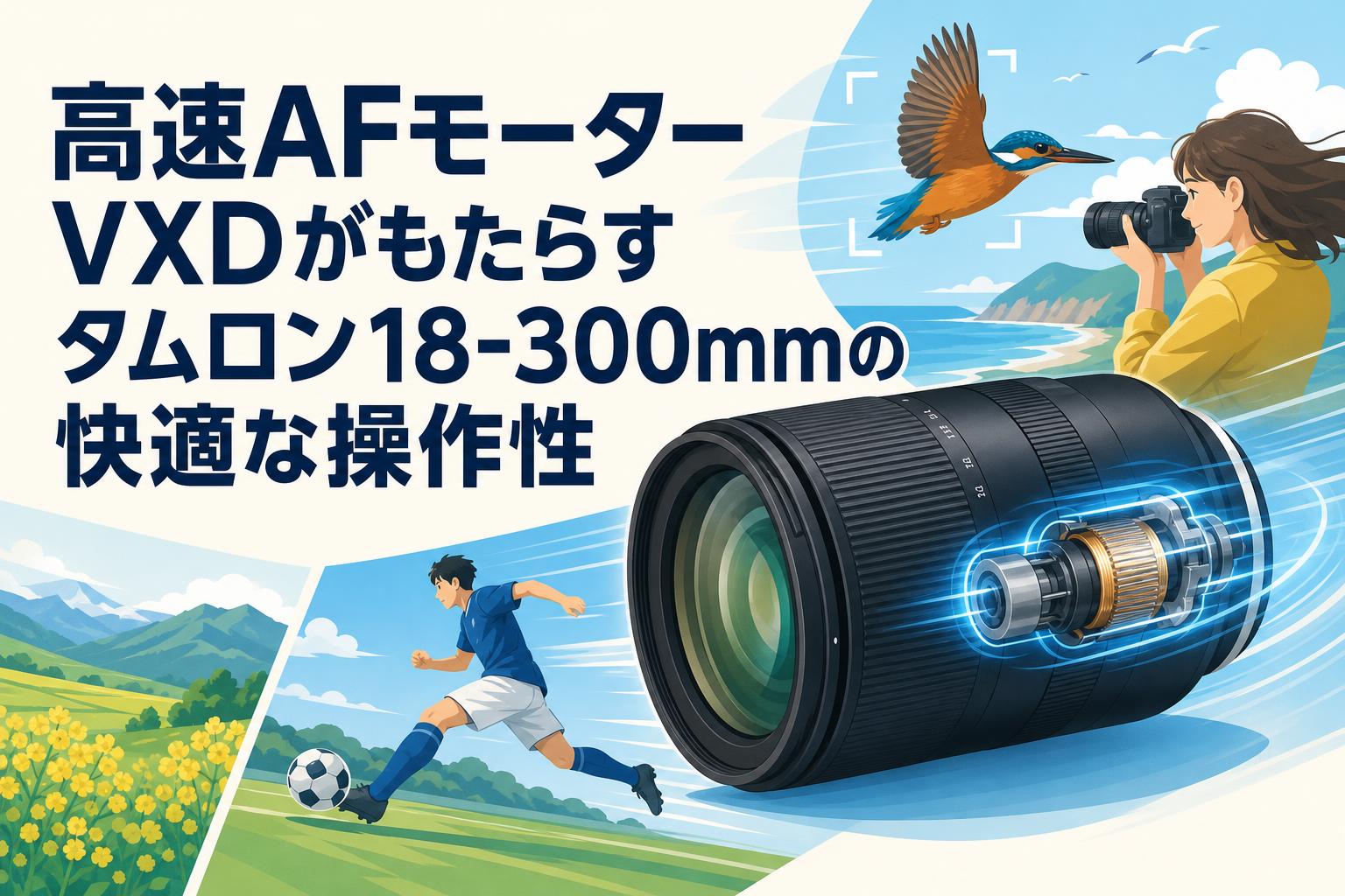 高速AFモーターVXDがもたらすタムロン18-300mmの快適な操作性 | PANDA
