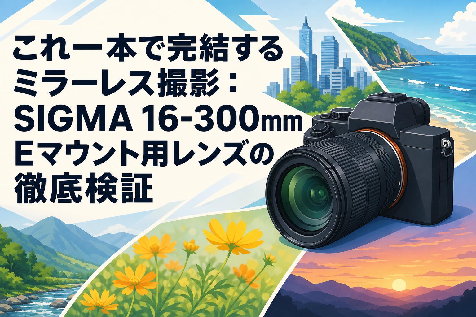 これ一本で完結するミラーレス撮影：SIGMA 16-300mm Eマウント用レンズ
