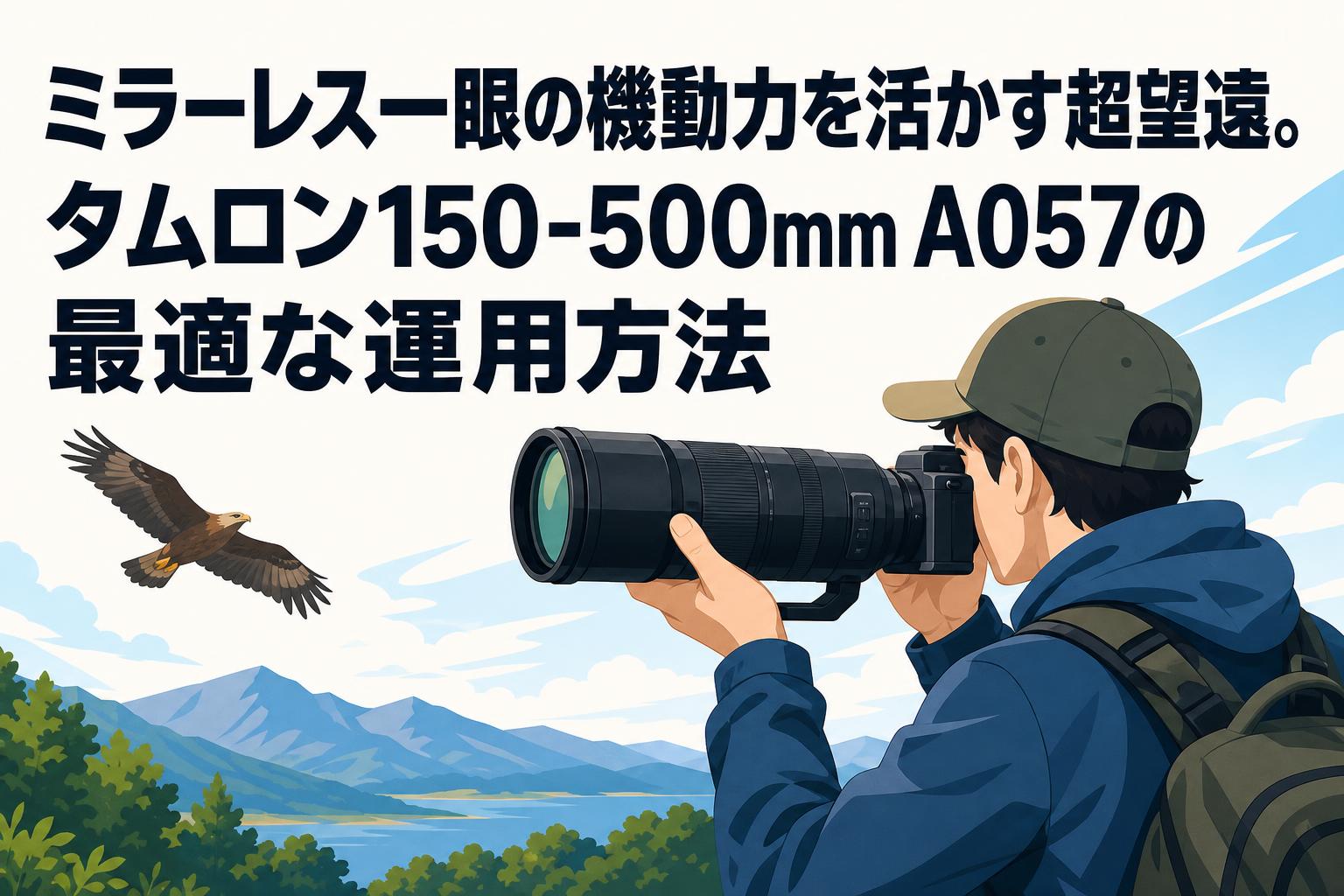 ミラーレス一眼の機動力を活かす超望遠。タムロン150-500mm A057の最適