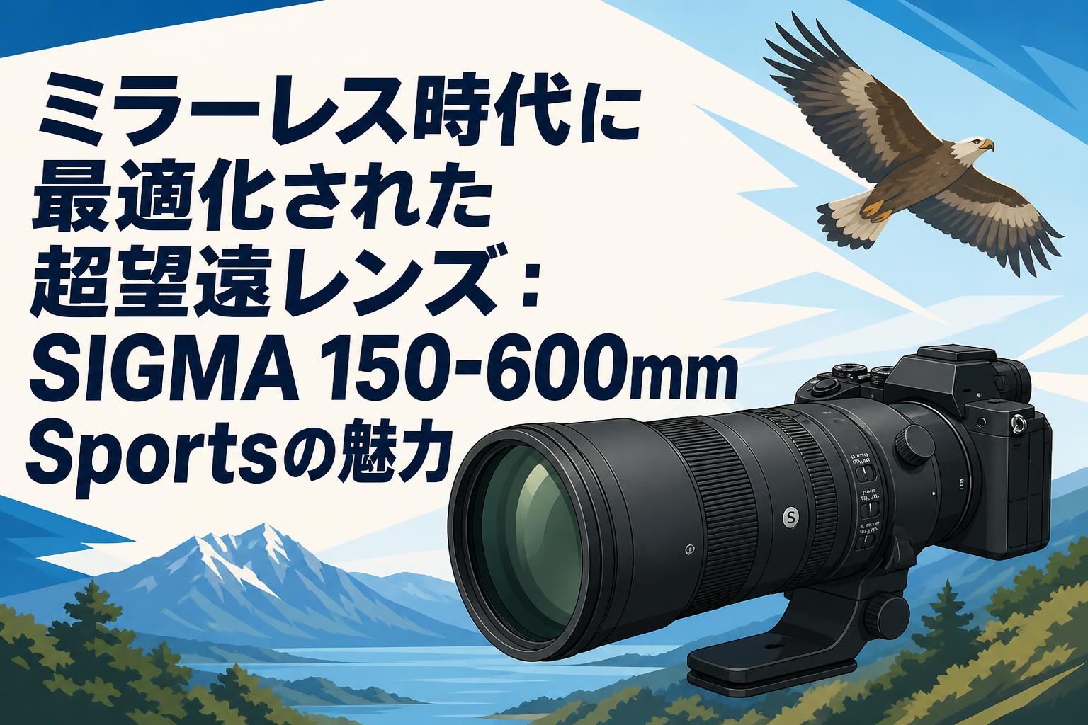 望遠/SIGMA蓋なし ミラーレス時代に最適化された超望遠レンズ：SIGMA 150-600mm Sportsの