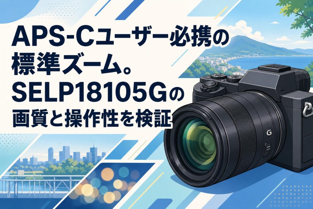APS-Cユーザー必携の標準ズーム。SELP18105Gの画質と操作性を検証
