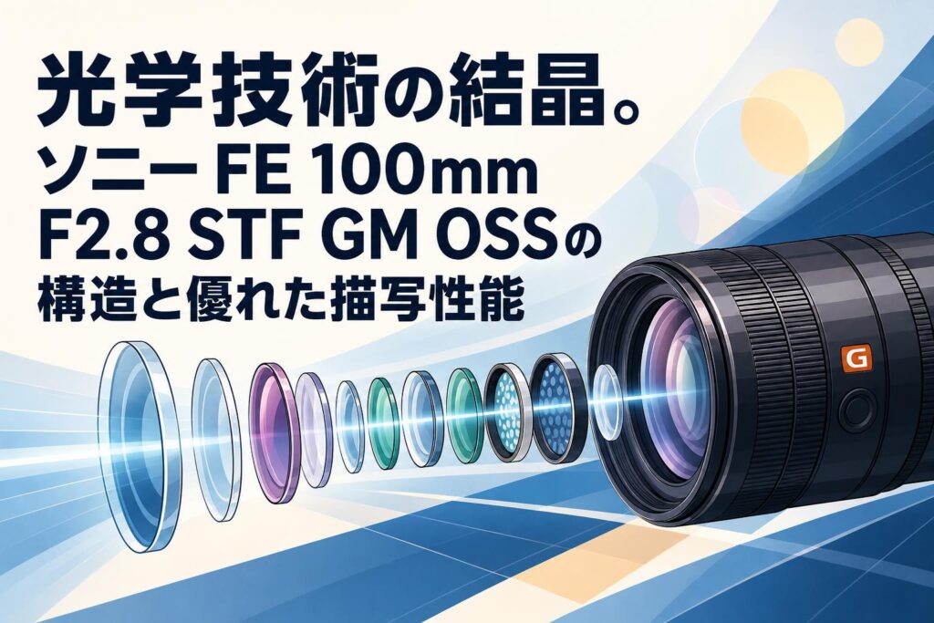 光学技術の結晶。ソニー FE 100mm F2.8 STF GM OSSの構造と優れた描写