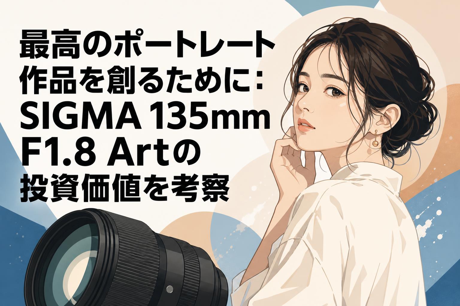 最高のポートレート作品を創るために：SIGMA 135mm F1.8 Artの投資価値