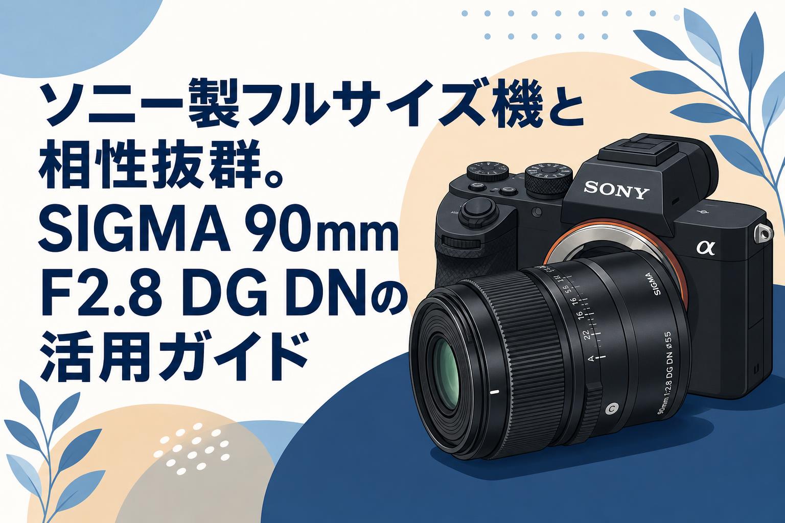 ソニー製フルサイズ機と相性抜群。SIGMA 90mm F2.8 DG DNの活用ガイド