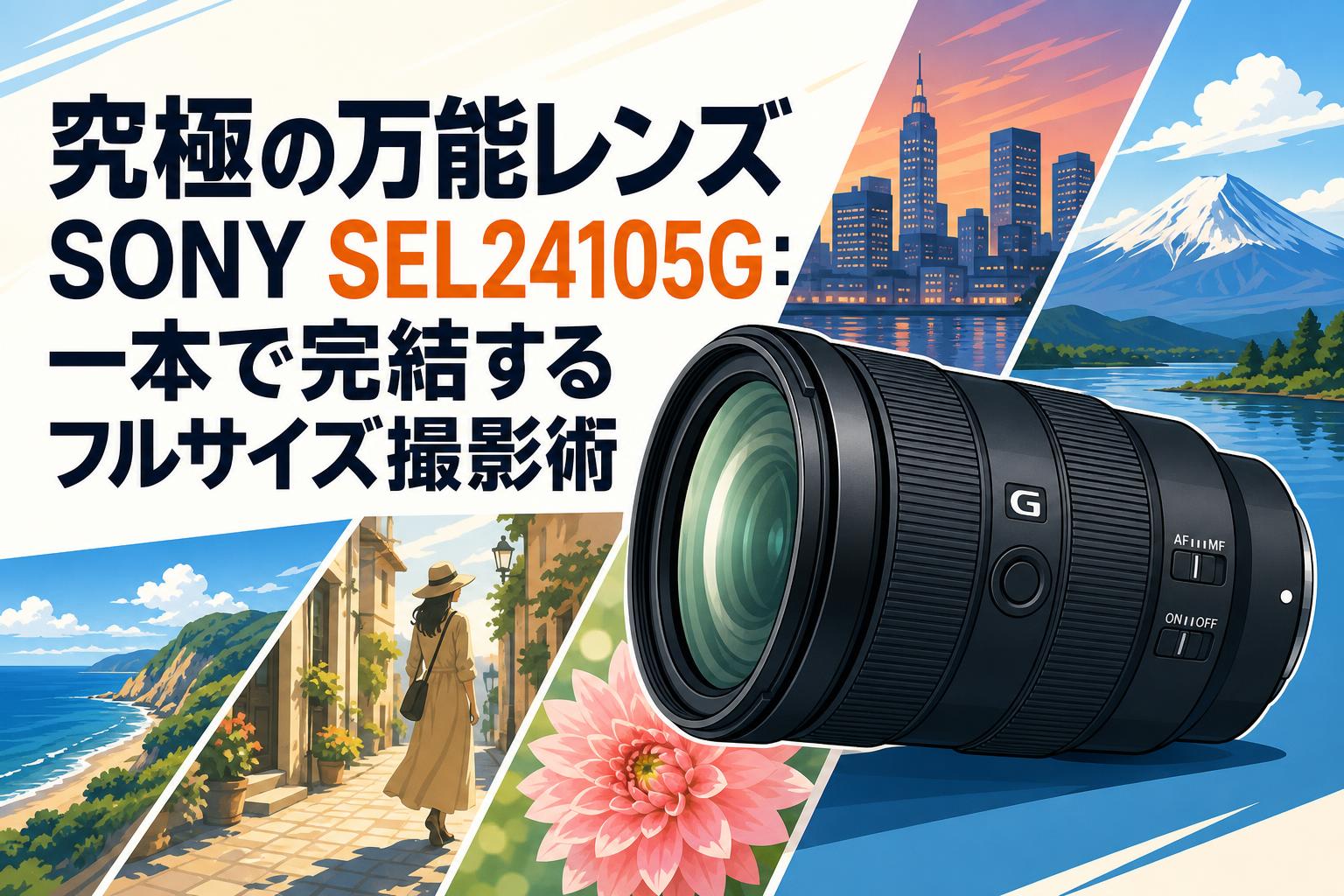 究極の万能レンズSONY SEL24105G：一本で完結するフルサイズ撮影術
