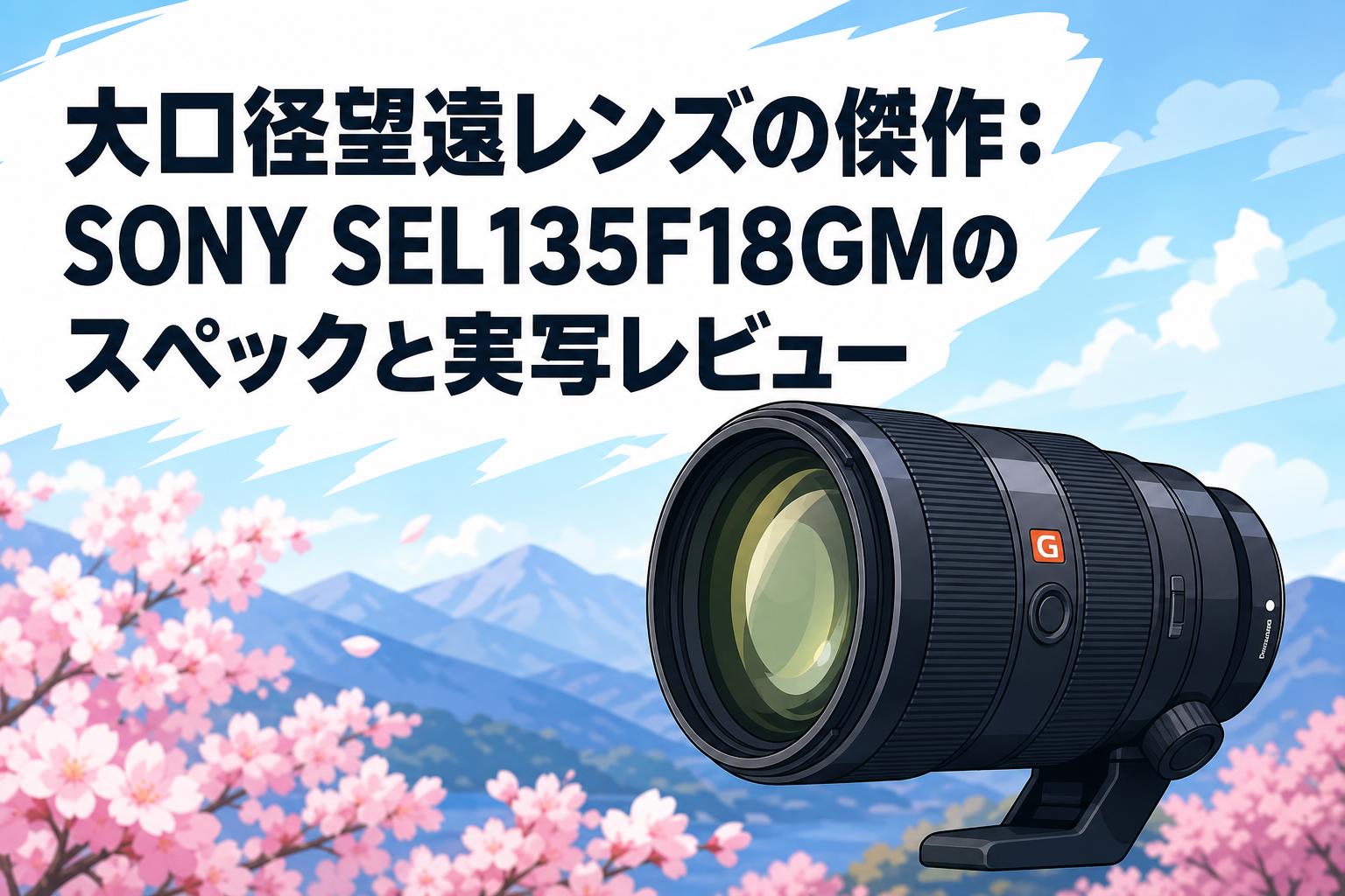 【ジャンク】SONY SEL50F18 カビあり 写り込みあり 大口径望遠レンズの傑作：SONY SEL135F18GMのスペックと実写レビュー