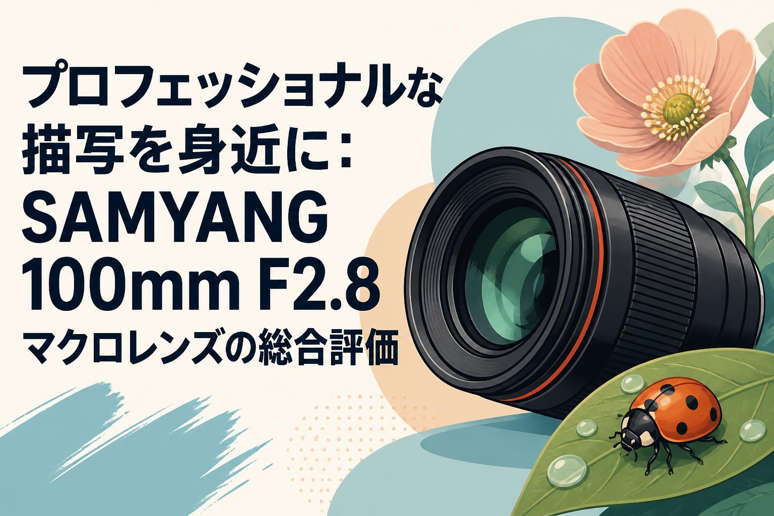 プロフェッショナルな描写を身近に：SAMYANG 100mm F2.8マクロレンズの