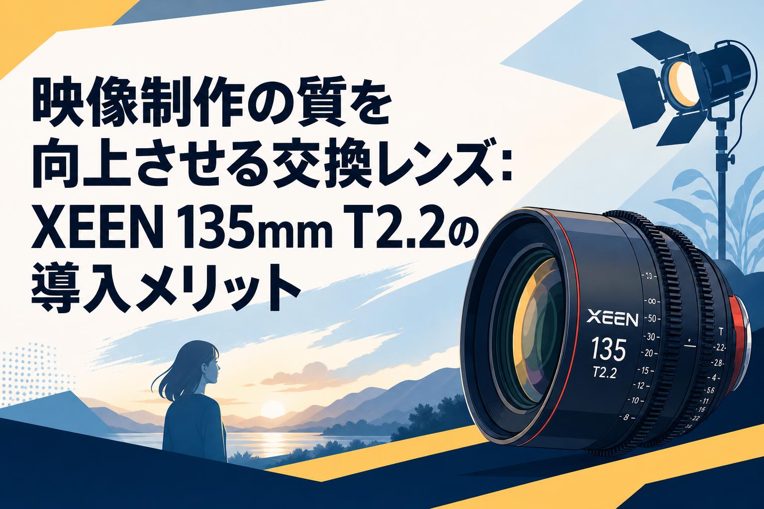 映像制作の質を向上させる交換レンズ：XEEN 135mm T2.2の導入メリット