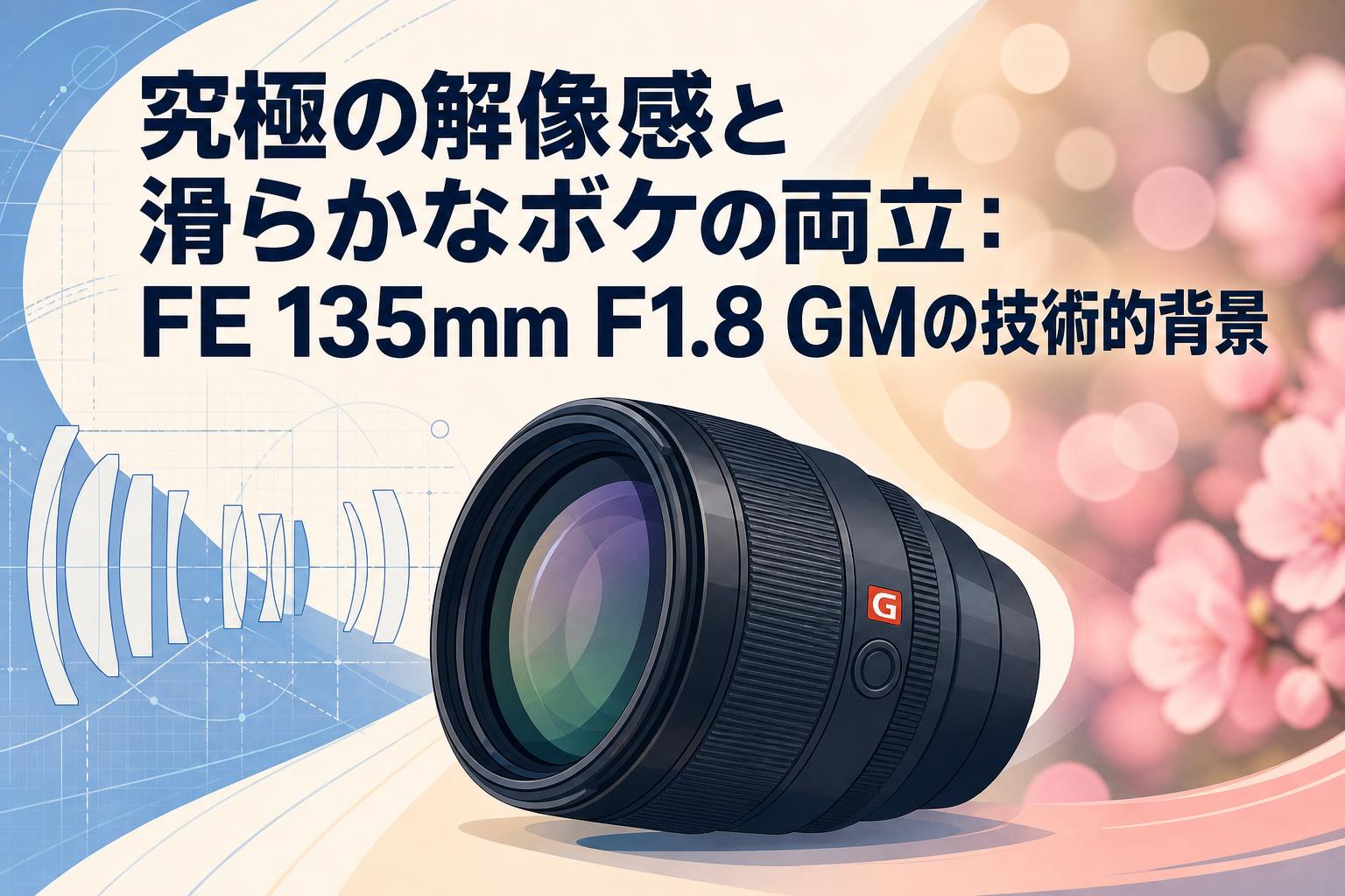 究極の解像感と滑らかなボケの両立：FE 135mm F1.8 GMの技術的背景