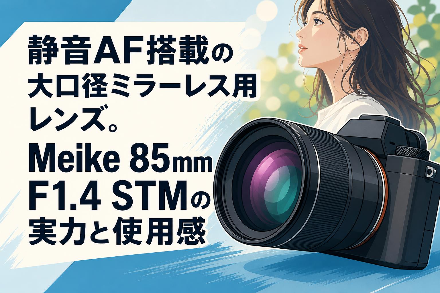静音AF搭載の大口径ミラーレス用レンズ。Meike 85mm F1.4 STMの実力と