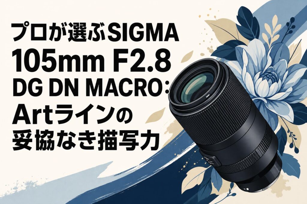 プロが選ぶSIGMA 105mm F2.8 DG DN MACRO：Artラインの妥協なき描写力