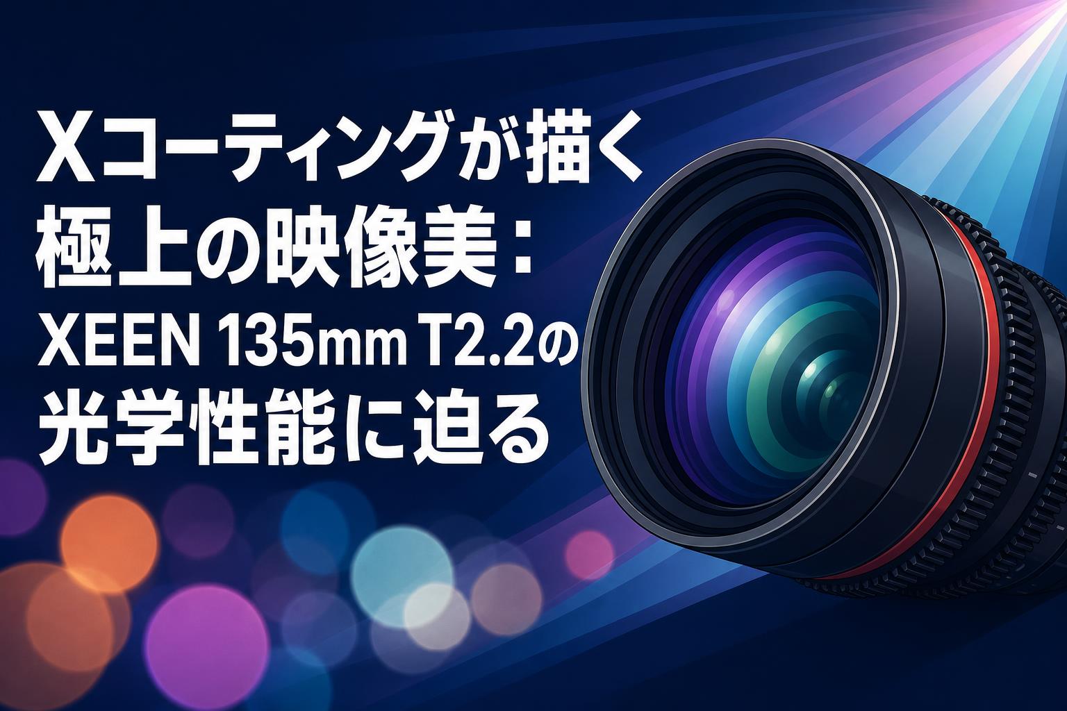 Xコーティングが描く極上の映像美：XEEN 135mm T2.2の光学性能に迫る