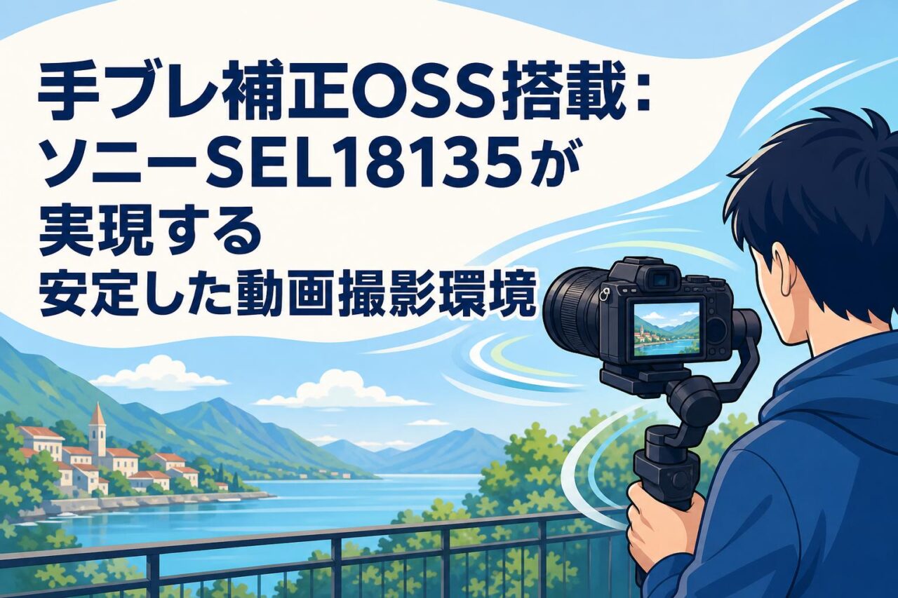 手ブレ補正OSS搭載：ソニーSEL18135が実現する安定した動画撮影環境