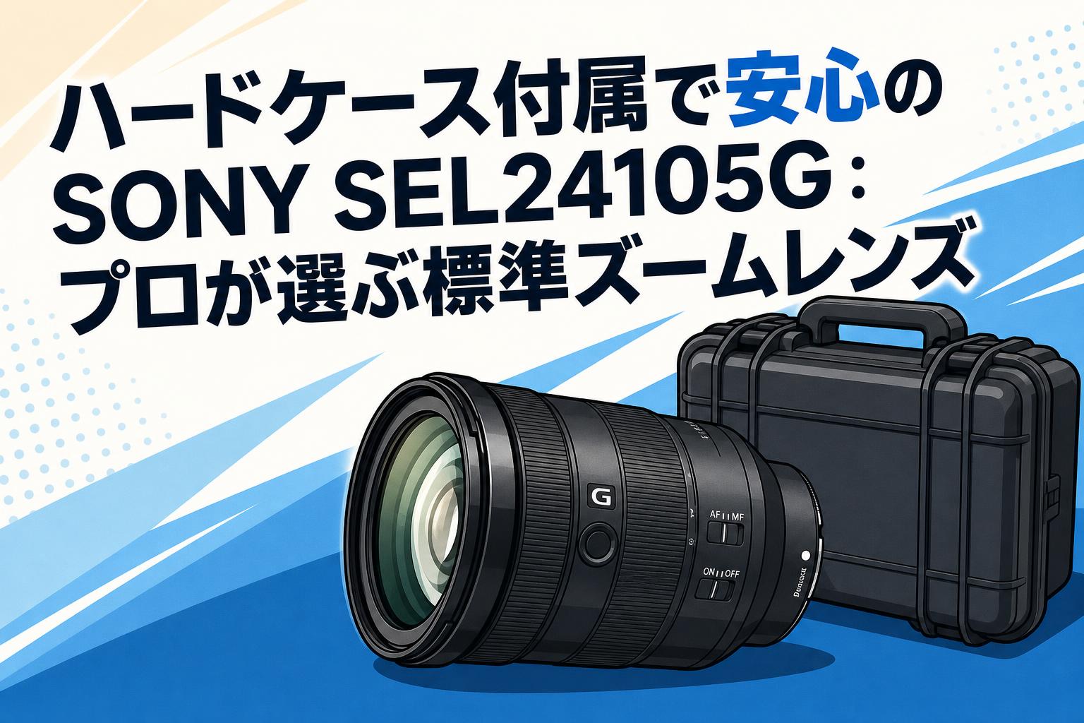 ハードケース付属で安心のSONY SEL24105G：プロが選ぶ標準ズームレンズ