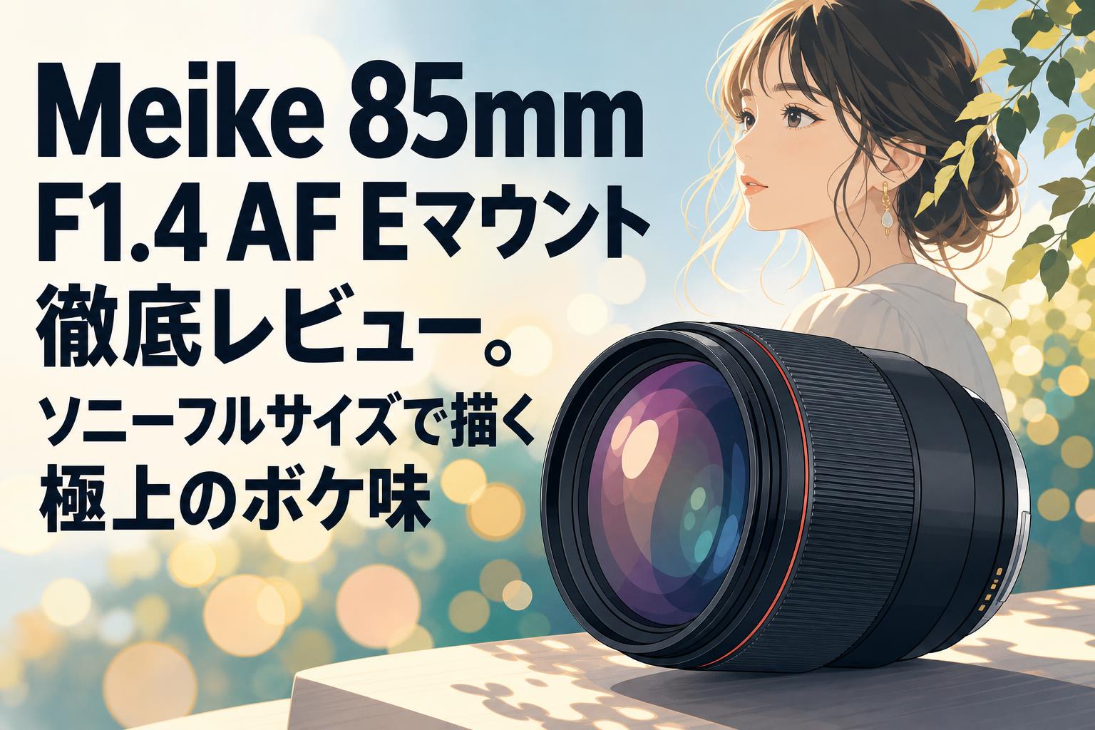 「大特価」 meike 85mm f1.4 SONY Eマウント フルサイズ Meike 85mm F1.4 AF Eマウント徹底レビュー。ソニーフルサイズで描く