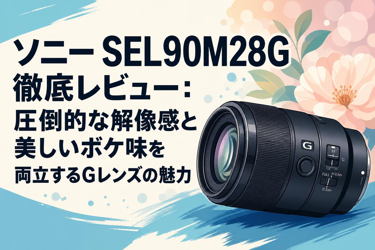レンズ(単焦点) SONY SEL90M28G ソニー SEL90M28G 徹底レビュー：圧倒的な解像感と美しいボケ味を両立