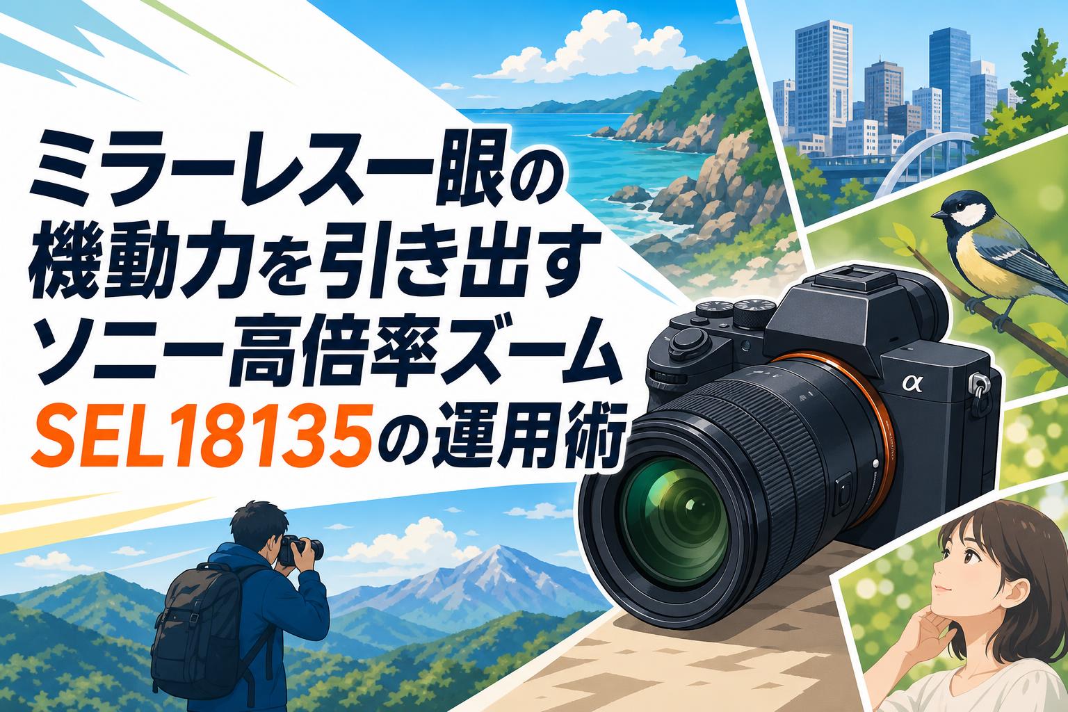 SONY 高倍率ズーム　sel18135 SEL18135 ソニー Eマウント ソニーEマウント用 高倍率ズームレンズ 18-135mm