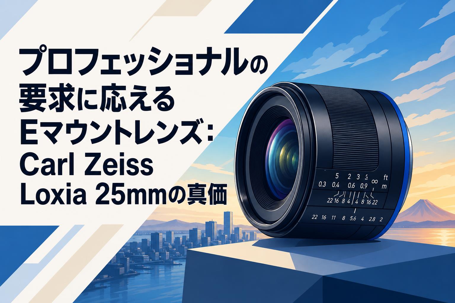プロフェッショナルの要求に応えるEマウントレンズ：Carl Zeiss Loxia