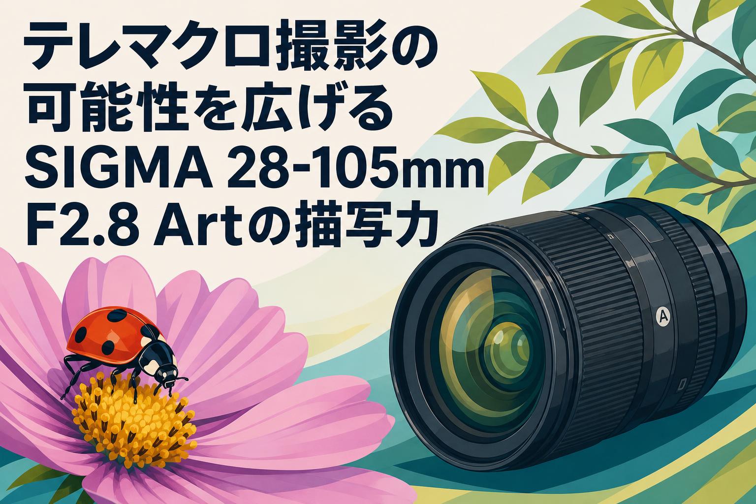 テレマクロ撮影の可能性を広げるSIGMA 28-105mm F2.8 Artの描写力