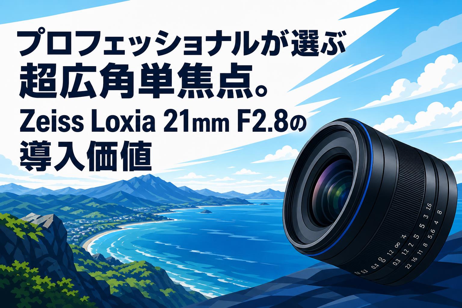 プロフェッショナルが選ぶ超広角単焦点。Zeiss Loxia 21mm F2.8の導入
