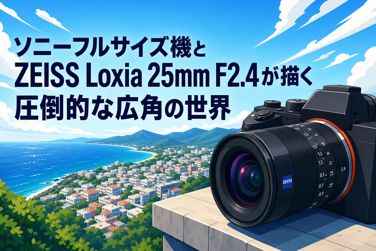 ソニーフルサイズ機とZEISS Loxia 25mm F2.4が描く圧倒的な広角の世界