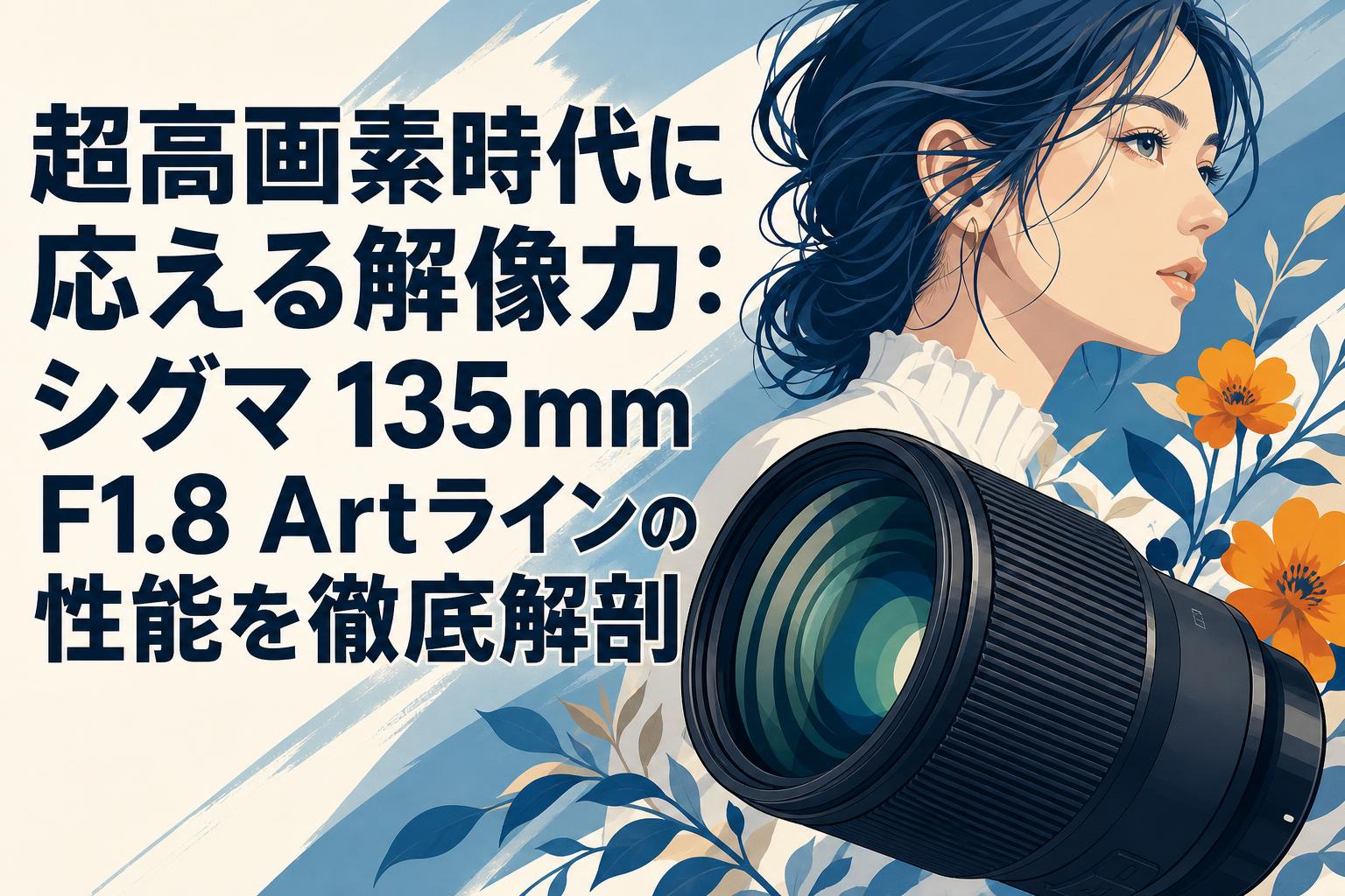 超高画素時代に応える解像力：シグマ 135mm F1.8 Artラインの性能を