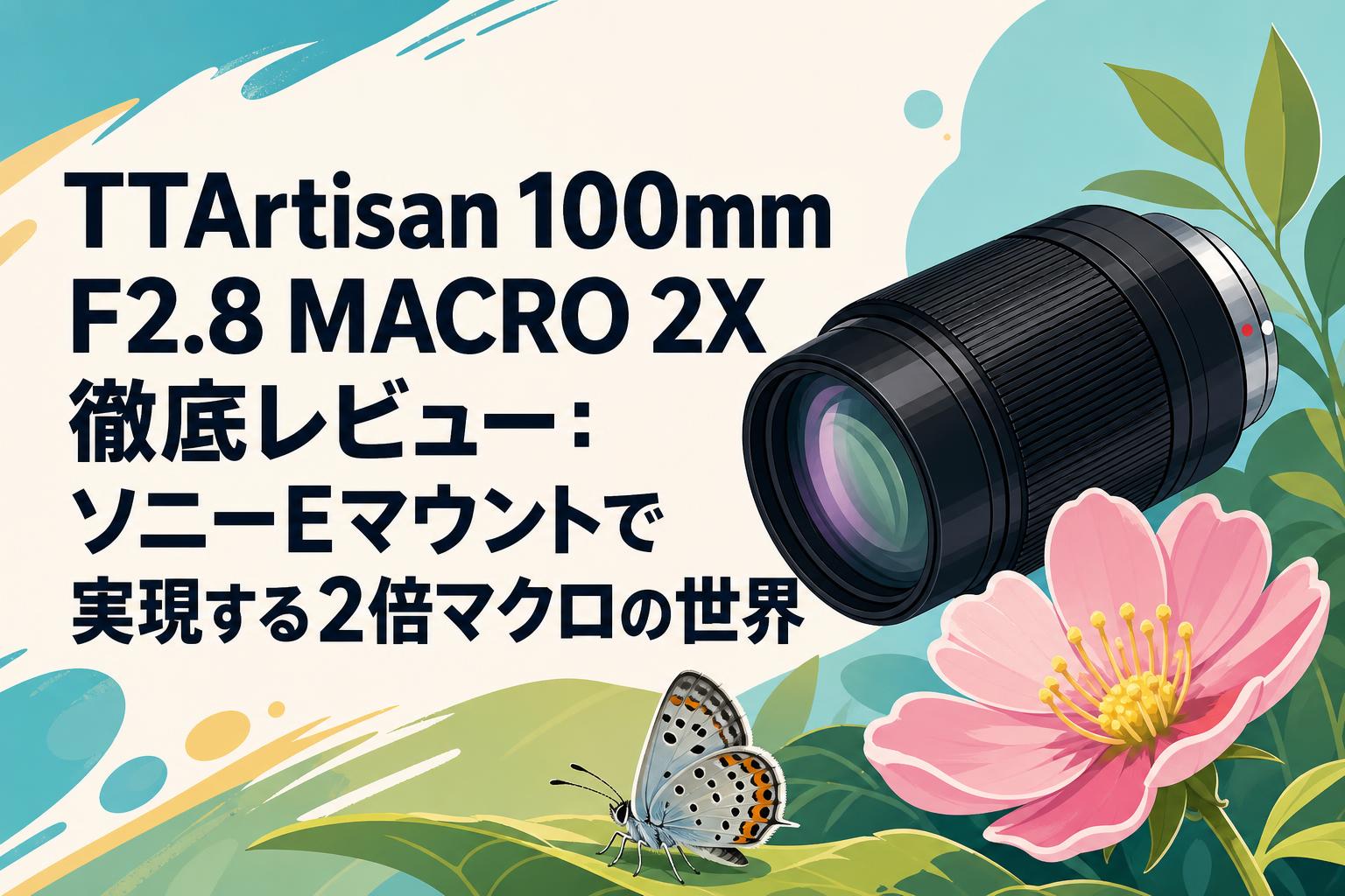 TTArtisan 100mm F2.8 MACRO 2X 徹底レビュー:ソニーEマウントで実現 TTArtisan 100mm F2.8 MACRO 2X 徹底レビュー:ソニーEマウントで実現