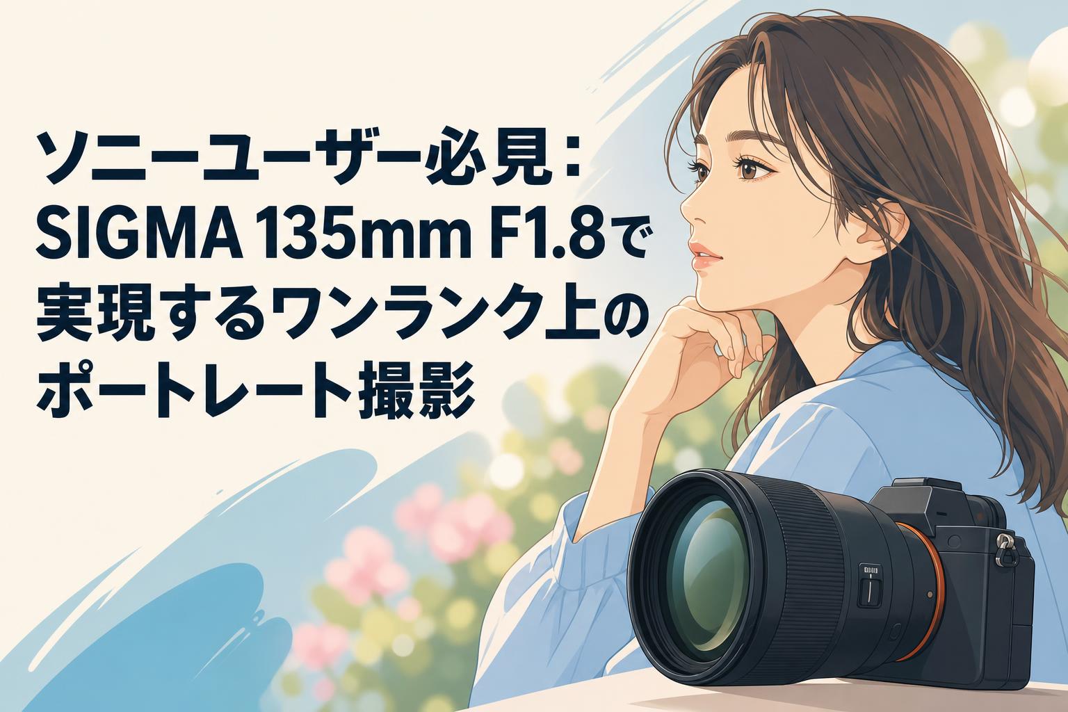 ソニーユーザー必見：SIGMA 135mm F1.8で実現するワンランク上のポート