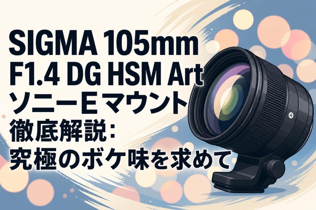 SIGMA 105mm F1.4 DG HSM Art ソニーEマウント徹底解説：究極のボケ味