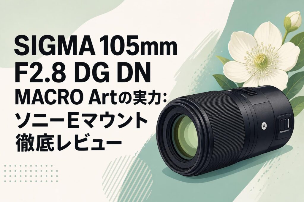 SIGMA 105mm F2.8 DG DN MACRO Artの実力：ソニーEマウント徹底