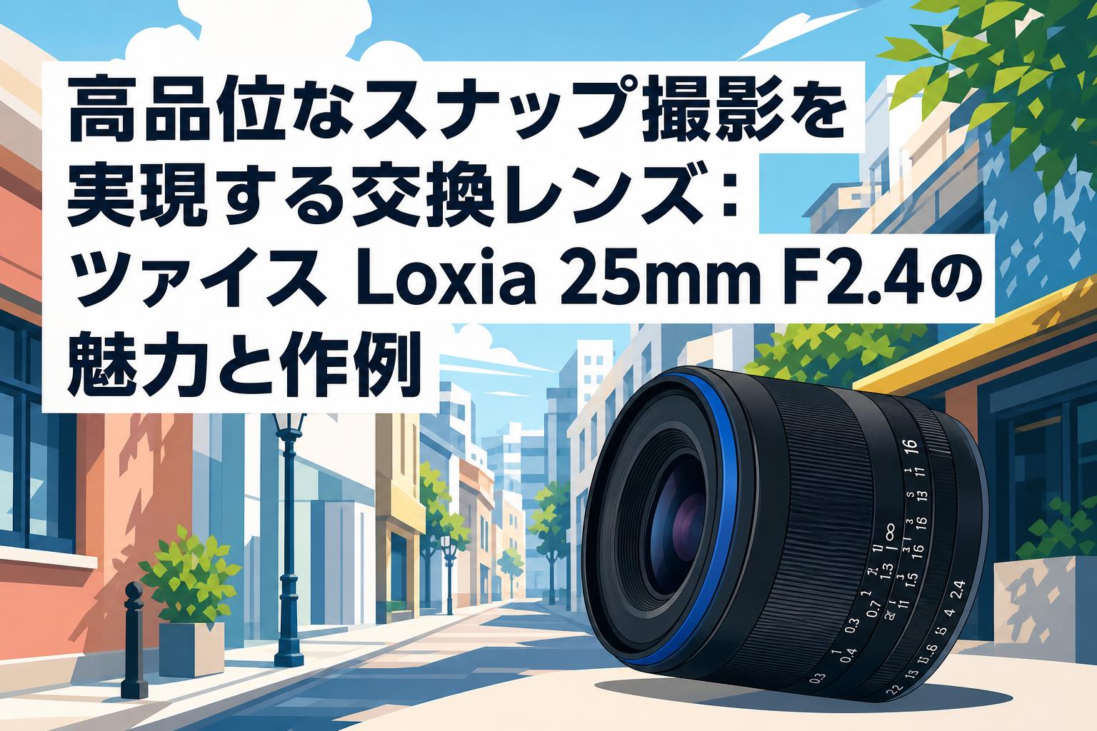 高品位なスナップ撮影を実現する交換レンズ：ツァイス Loxia 25mm F2.4