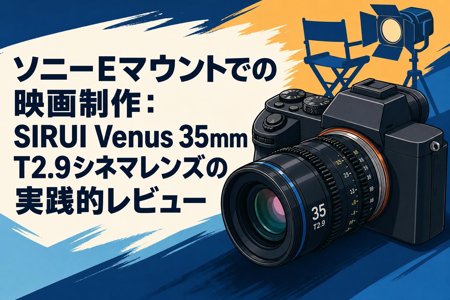 ソニーEマウントでの映画制作：SIRUI Venus 35mm T2.9シネマレンズの