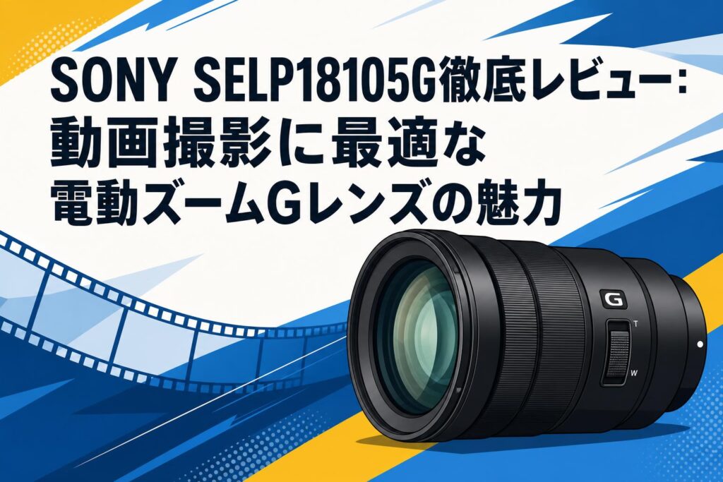 SONY APS-C用電動ズームレンズ SELP18105G SONY SELP18105G徹底レビュー：動画撮影に最適な電動ズームGレンズの