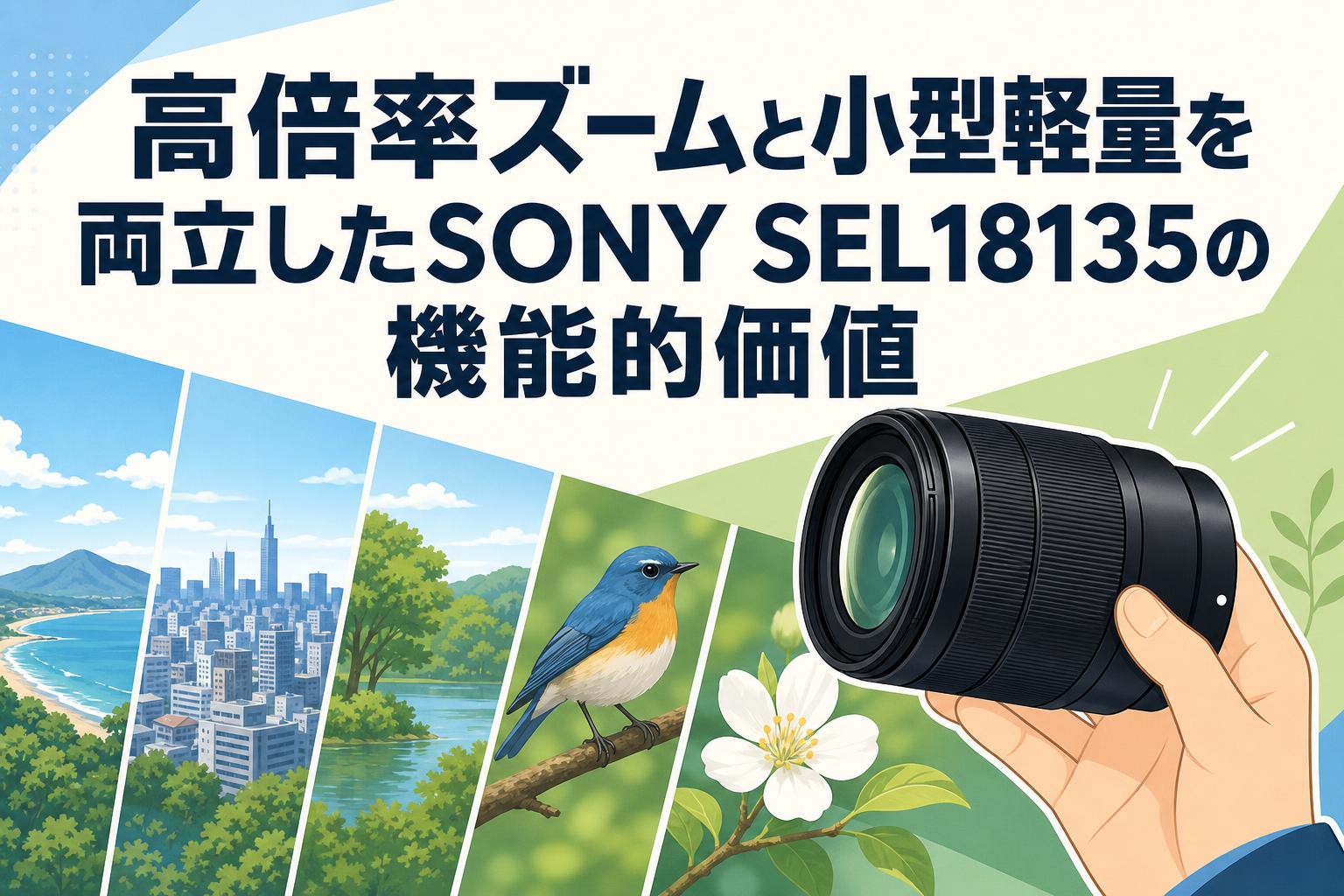 高倍率ズームと小型軽量を両立したSONY SEL18135の機能的価値 | PANDA