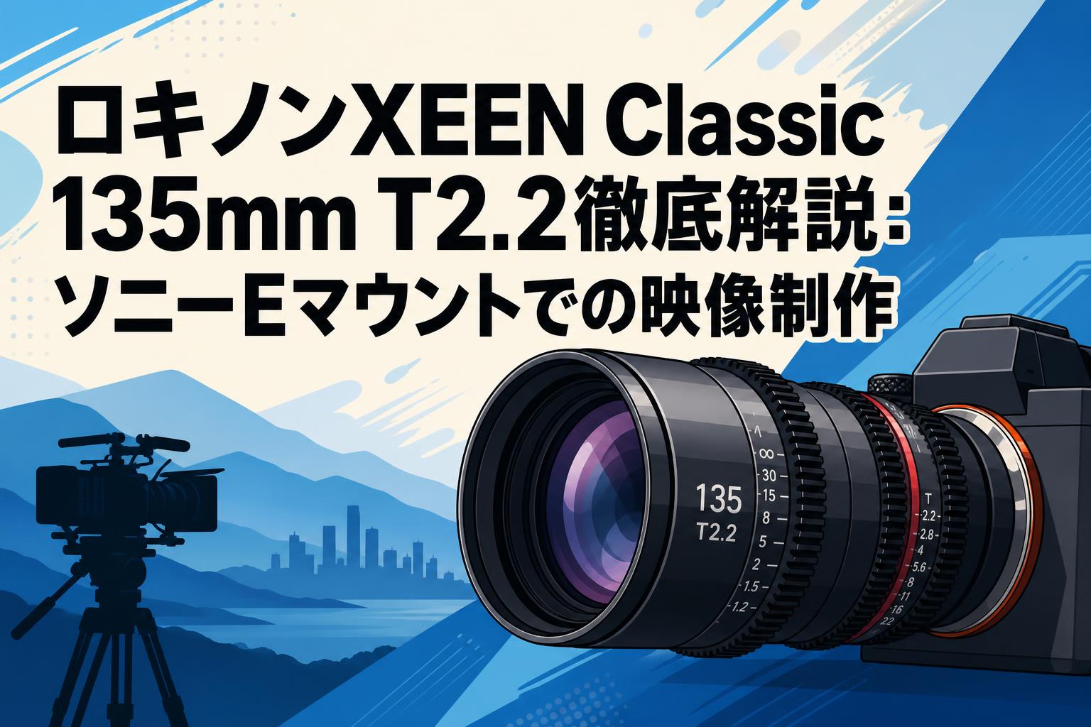 ロキノンXEEN Classic 135mm T2.2徹底解説：ソニーEマウントでの映像