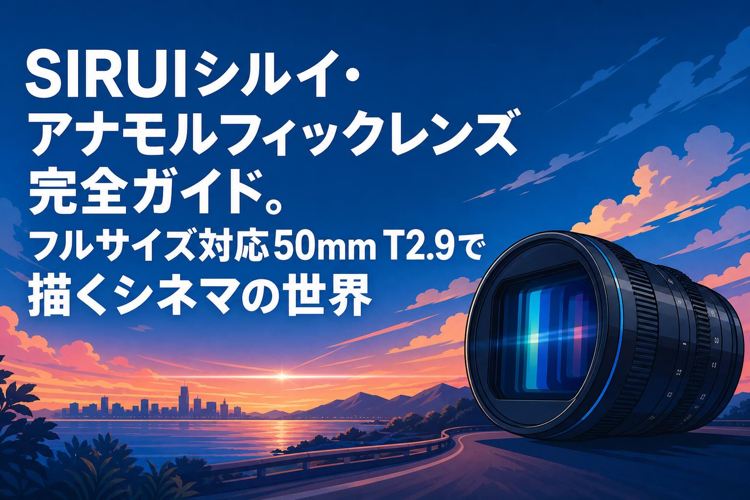 SIRUIシルイ・アナモルフィックレンズ完全ガイド。フルサイズ対応50mm
