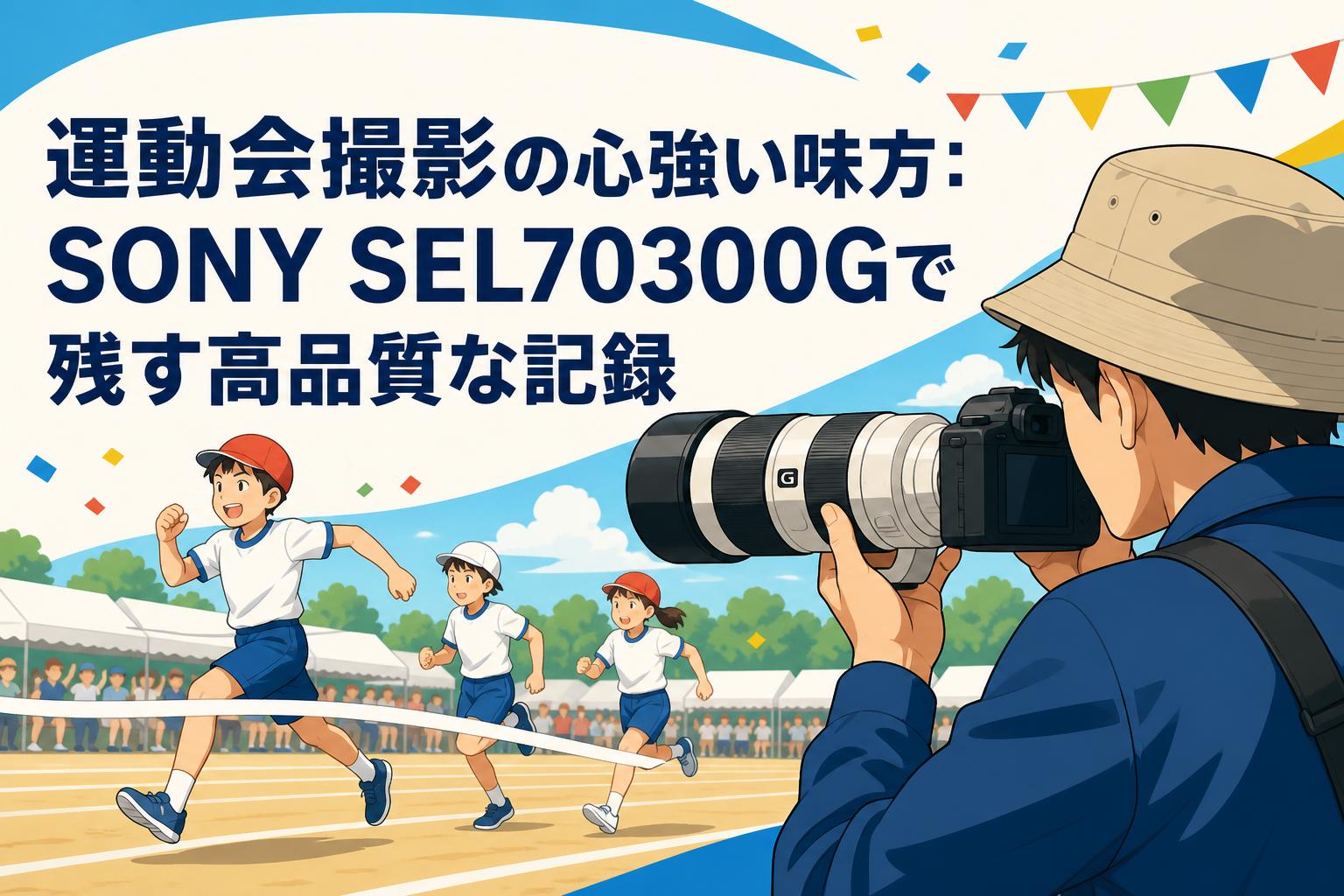 運動会撮影の心強い味方：SONY SEL70300Gで残す高品質な記録 | PANDA
