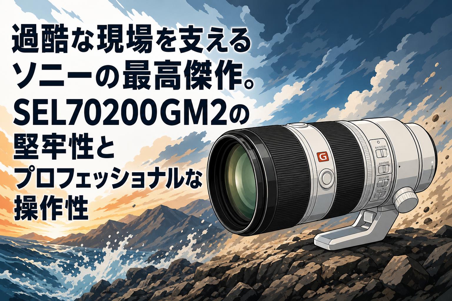 過酷な現場を支えるソニーの最高傑作。SEL70200GM2の堅牢性と