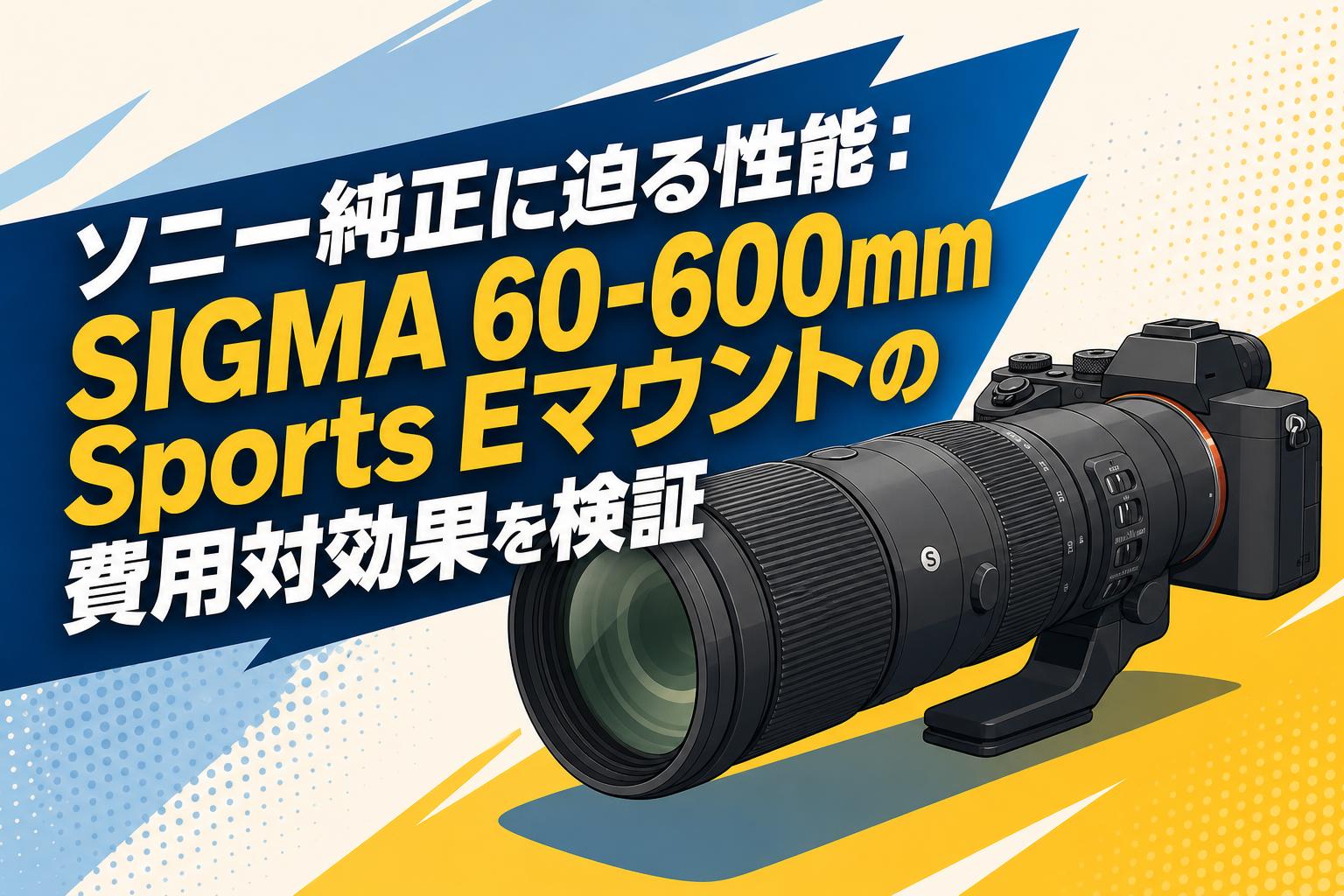 ソニー純正に迫る性能：SIGMA 60-600mm Sports Eマウントの費用対効果