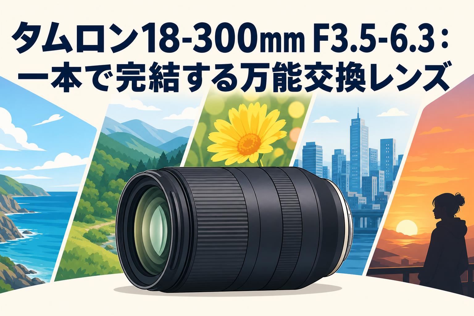 タムロン18-300mm F3.5-6.3：一本で完結する万能交換レンズ | PANDA