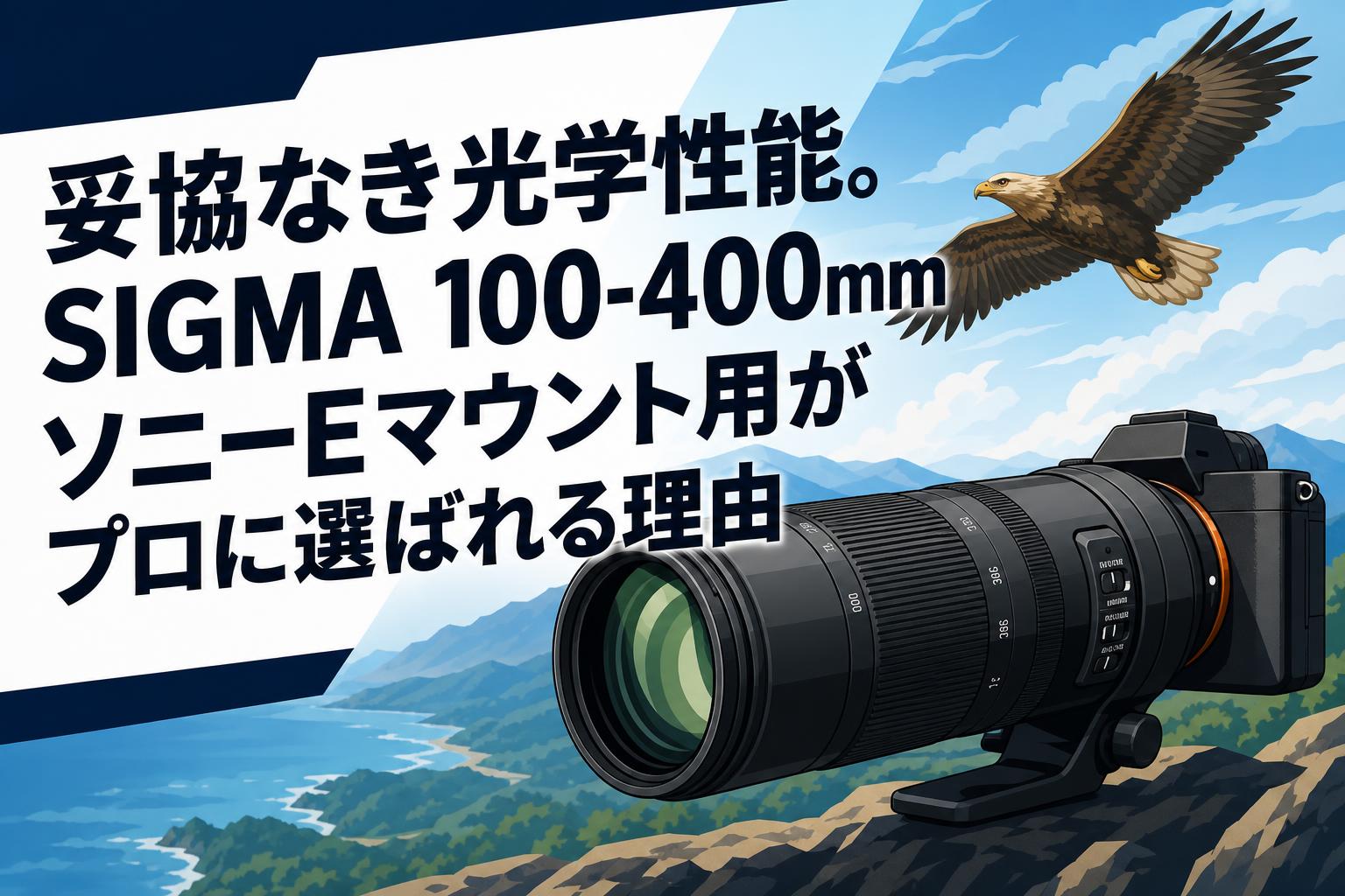 妥協なき光学性能。SIGMA 100-400mmソニーEマウント用がプロに選ばれる