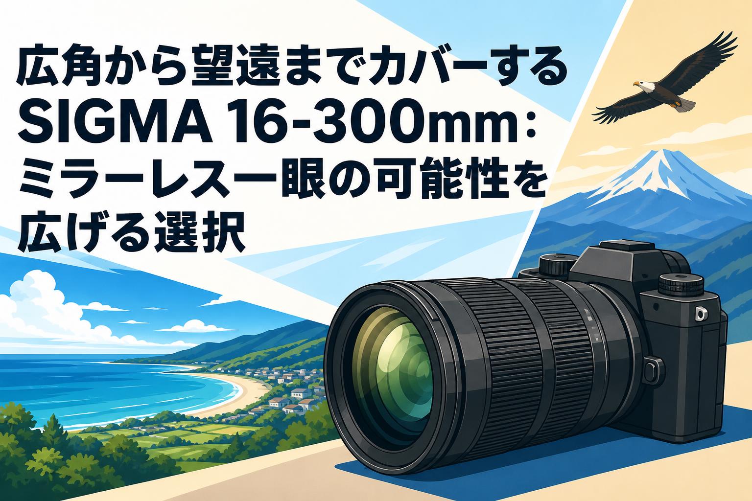 広角から望遠までカバーするSIGMA 16-300mm：ミラーレス一眼の可能性を