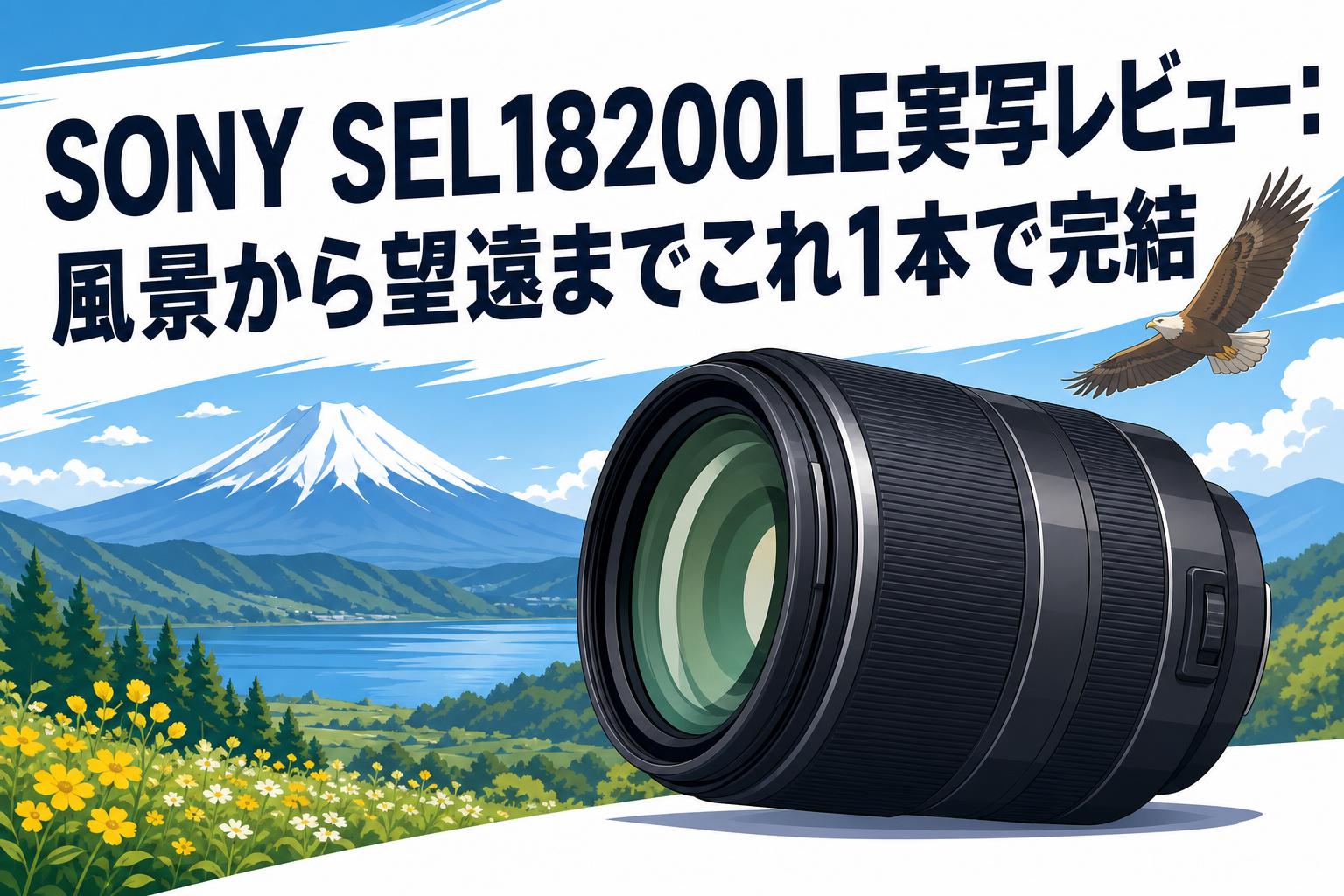 SONY SEL18200LE実写レビュー：風景から望遠までこれ1本で完結 | PANDA