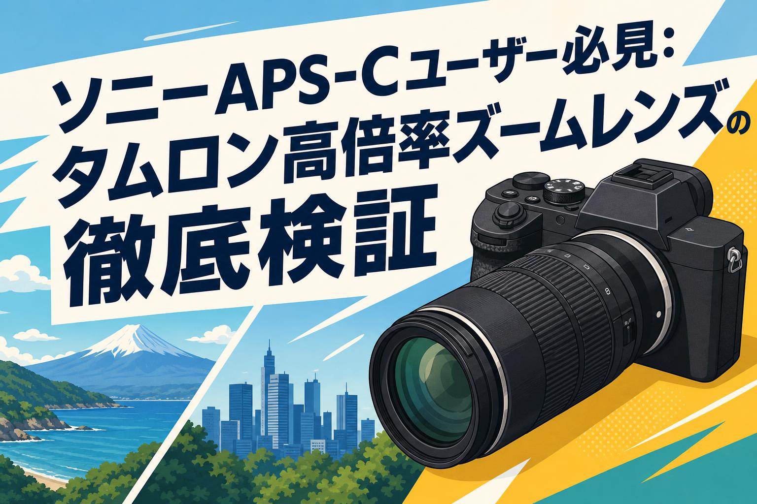 ソニーAPS-Cユーザー必見：タムロン高倍率ズームレンズの徹底検証
