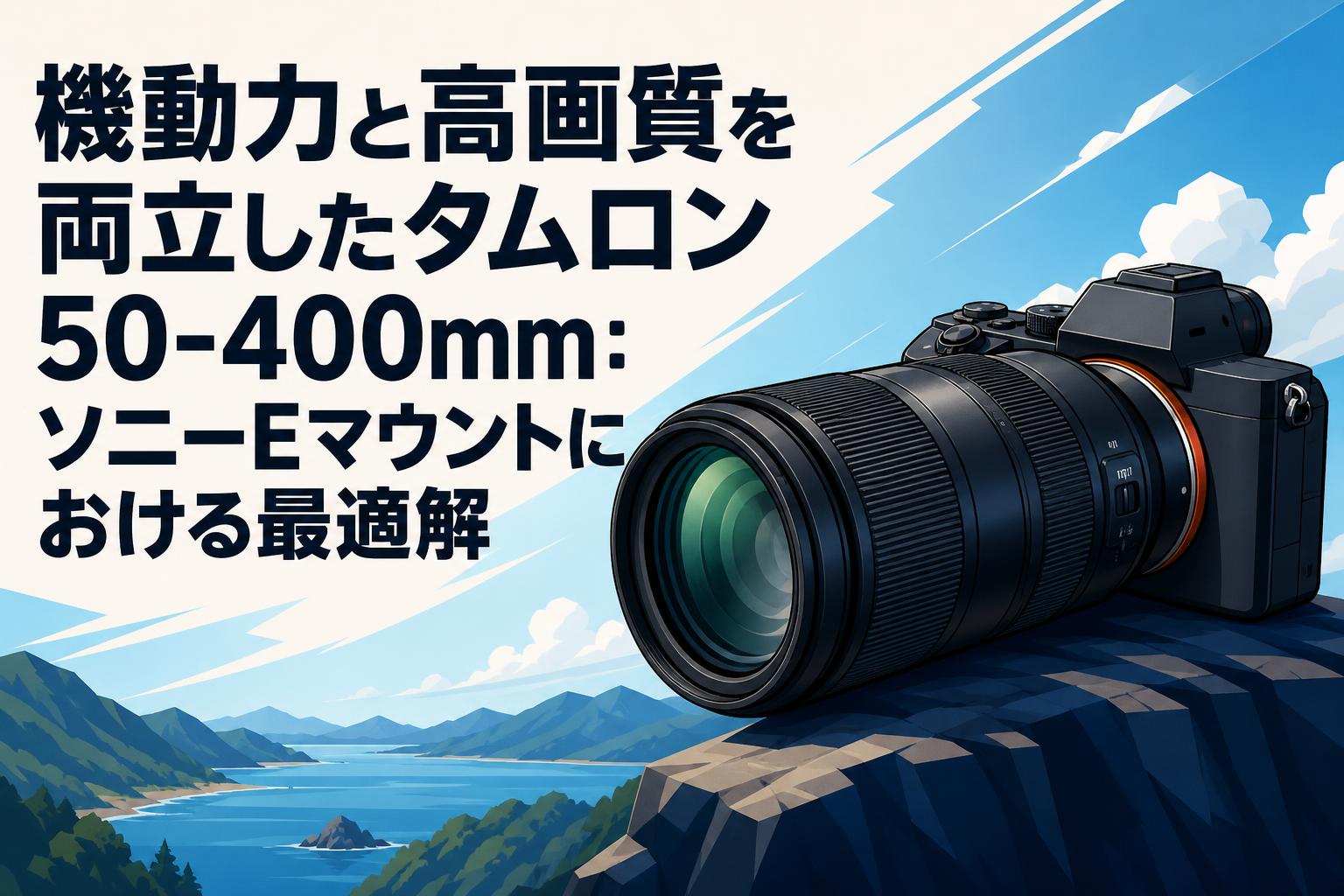 機動力と高画質を両立したタムロン50-400mm：ソニーEマウントにおける