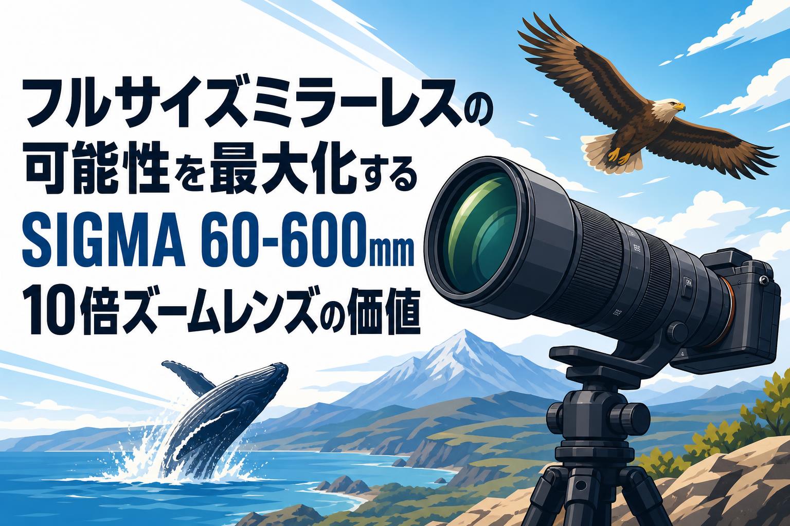 フルサイズミラーレスの可能性を最大化するSIGMA 60-600mm 10倍ズーム