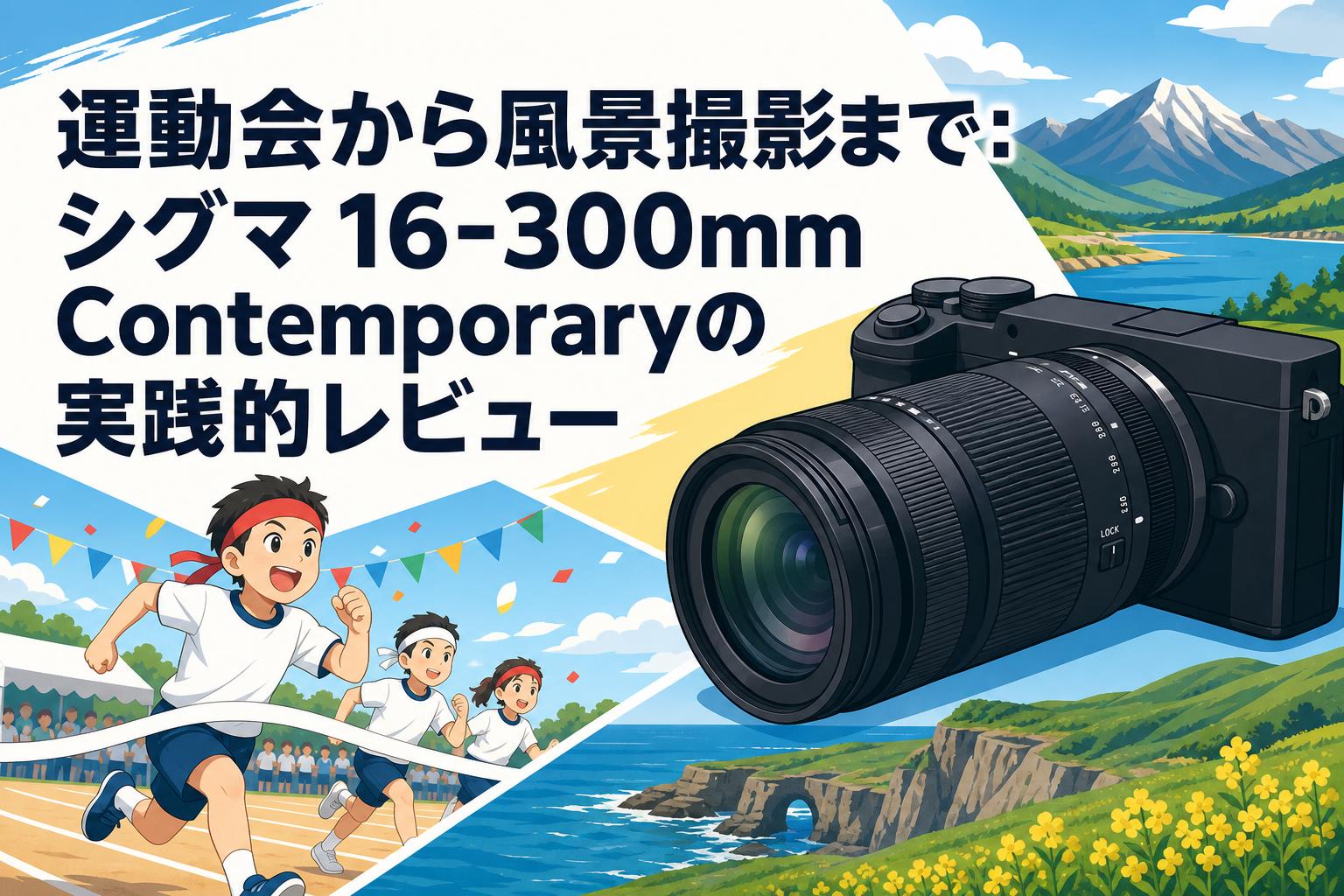 運動会から風景撮影まで：シグマ 16-300mm Contemporaryの実践的