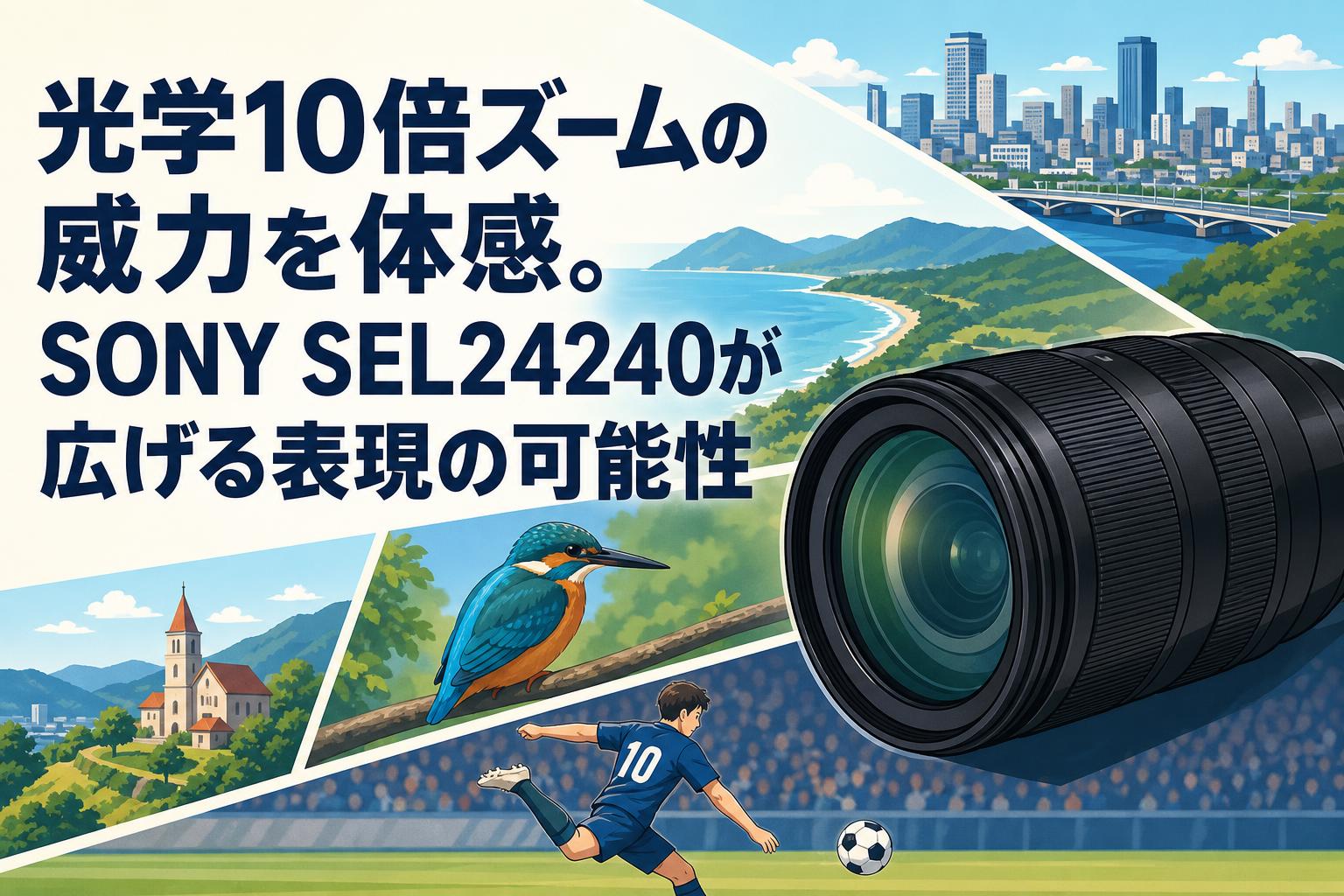 光学10倍ズームの威力を体感。SONY SEL24240が広げる表現の可能性