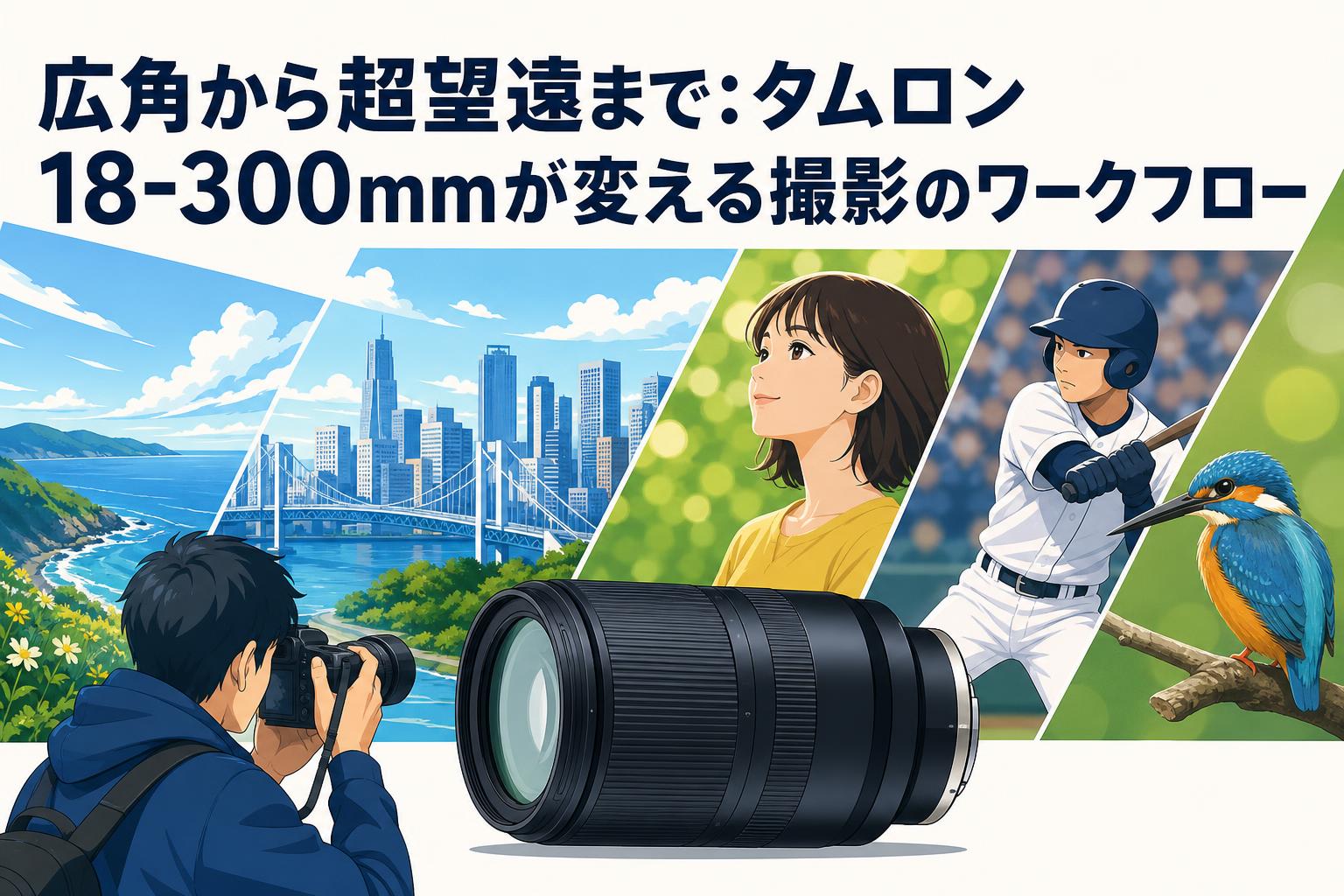 広角から超望遠まで：タムロン18-300mmが変える撮影のワークフロー
