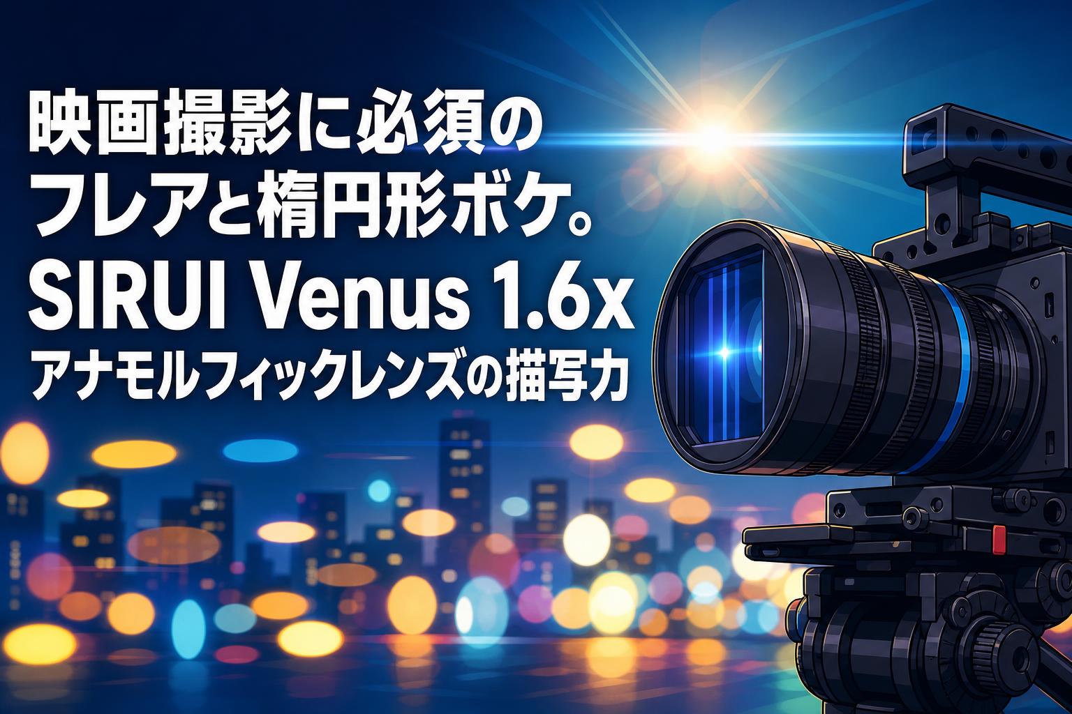 SIRUI　アナモルフィックレンズセット Venus_1.6_x_5_SET-E アナモルフィックレンズ 1.6x Full Frame 5本セット E +マウント